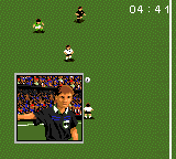 World Cup USA 94 (Game Gear) screenshot: The referee interferes