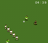 World Cup USA 94 (Game Gear) screenshot: Free kick