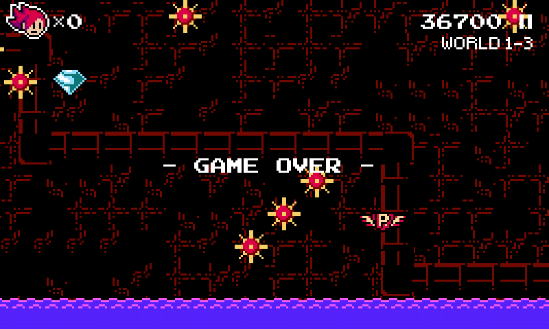 Jump'N'Shoot Attack (Android) screenshot: Game over