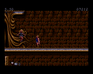 Ghost Battle (Amiga) screenshot: Satan's dead honey, let's go home!