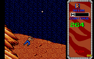 Mercs (Atari ST) screenshot: Dead on the beach