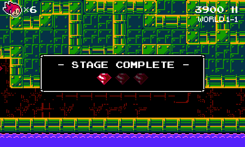 Jump'N'Shoot Attack (Android) screenshot: Stage completed