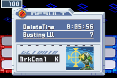 Mega Man Battle Network 5: Team Protoman (Game Boy Advance) screenshot: After beating enemies, you'll receive a random type of data