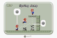 Mario vs. Donkey Kong (Game Boy Advance) screenshot: There is help in the form of these info screens