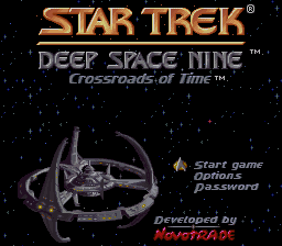 Star Trek: Deep Space Nine - Crossroads of Time (SNES) screenshot: Title screen