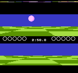 Ballblazer (NES) screenshot: Got the ball!