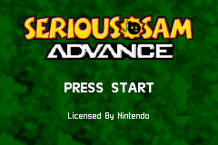 Screenshot of Serious Sam (Game Boy Advance, 2004) - MobyGames