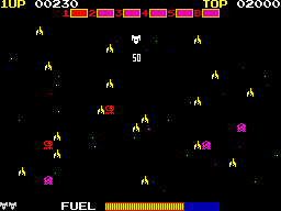 EXPLORER (ZX Spectrum) screenshot: Space level