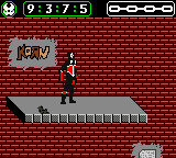 Spawn (Game Boy Color) screenshot: Some graffitist really likes Korn.