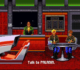 Wing Commander (SNES) screenshot: The Officers' Lounge