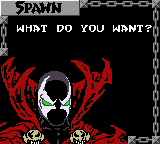 Spawn (Game Boy Color) screenshot: The man himself in a cutscene