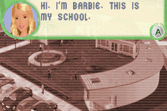 The Barbie Diaries: High School Mystery (Game Boy Advance) screenshot: Introduction