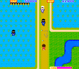 Ninja Princess (Arcade) screenshot: More ninjas to kill