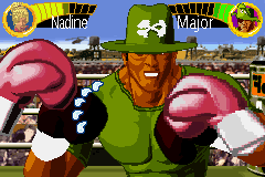 Boxing Fever (Game Boy Advance) screenshot: Major blocks