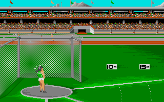 The Games: Summer Edition (Atari ST) screenshot: Sometimes it gets messy