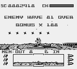 Dropzone (Game Boy) screenshot: More men means more bonus