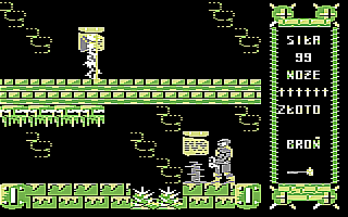 Monstrum (Commodore 64) screenshot: No way to pass this without scratch