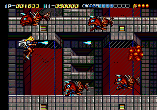 Battle Mania Daiginjō (Genesis) screenshot: First level