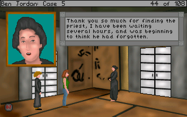 Ben Jordan: Paranormal Investigator Case 5 - Land of the Rising Dead (Windows) screenshot: This woman wants a priest to perform a ritual.