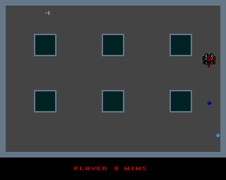 Tank Wars (Amiga) screenshot: Therefore he wins