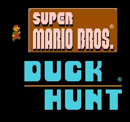 Super Mario Bros. / Duck Hunt (NES) screenshot: Game Select Screen