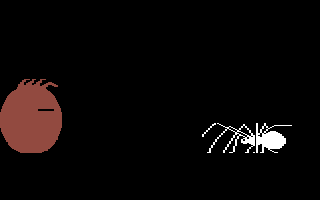 Spider Eater (Commodore 64) screenshot: Intro sequence