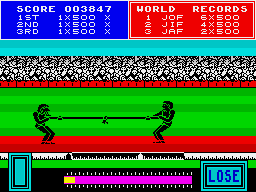 Daley Thompson's Super-Test (ZX Spectrum) screenshot: Lost