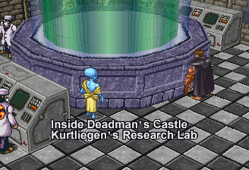 Dark Savior (SEGA Saturn) screenshot: Parallel I ~ Warden Kurtliegen's Research Lab.