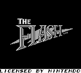 The Flash (Game Boy) screenshot: Title screen