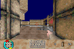 Medal of Honor: Underground (Game Boy Advance) screenshot: Starting the first mission.