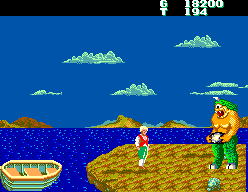 Captain Silver (SEGA Master System) screenshot: Boss
