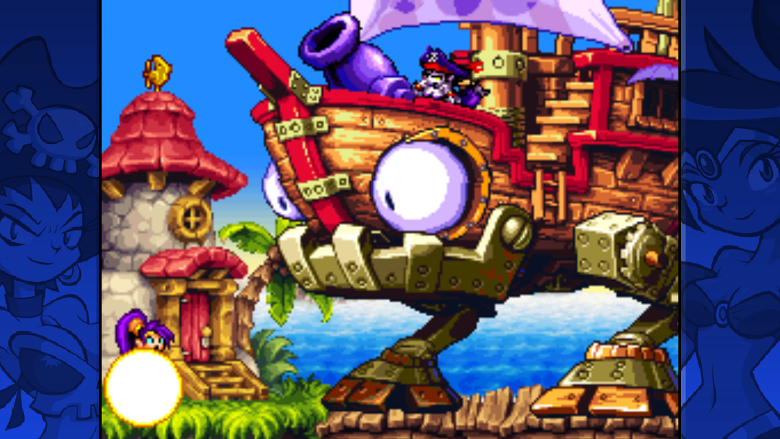 Shantae: Risky's Revenge (iPhone) screenshot: But Risky cheats, of course.