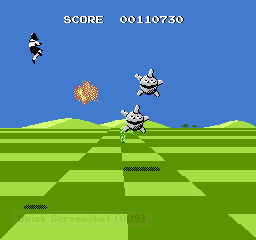 Attack Animal Gakuen (NES) screenshot: Got one of the triplets