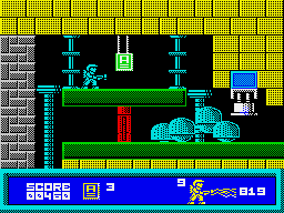 Metal Army (ZX Spectrum) screenshot: A key.