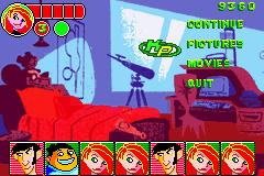 Disney's Kim Possible: Revenge of Monkey Fist (Game Boy Advance) screenshot: You can also view your current password from the pause screen