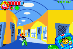 Disney's Kim Possible: Revenge of Monkey Fist (Game Boy Advance) screenshot: Listen to what Wade has to say by pressing Select
