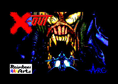 X-Out (Amstrad CPC) screenshot: Loading screen