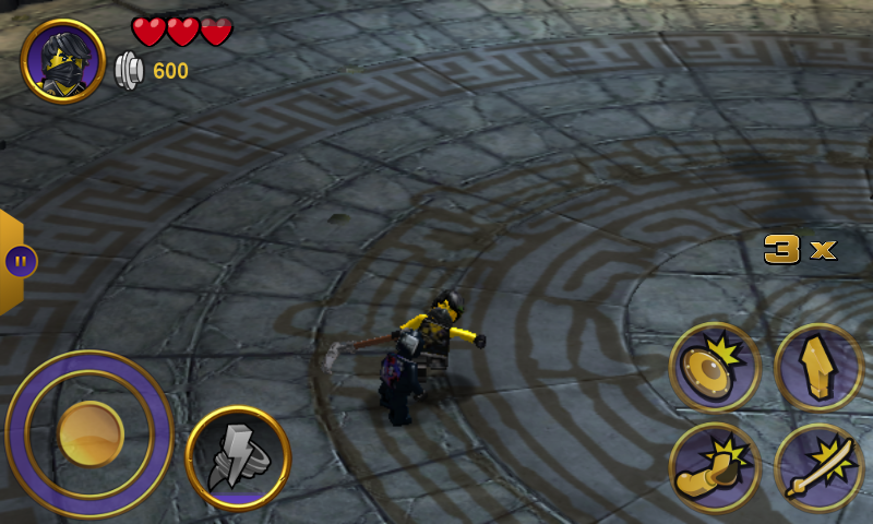 LEGO Ninjago: Tournament (Android) screenshot: Face punch