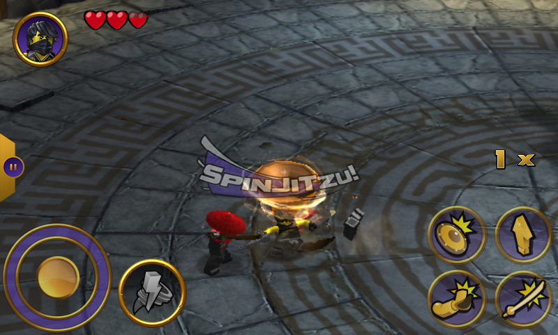 LEGO Ninjago: Tournament (Android) screenshot: Spinjitzu
