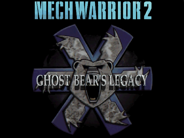 MechWarrior 2: Ghost Bear's Legacy (DOS) screenshot: Title Screen