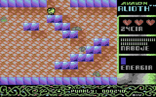 Alioth (Commodore 64) screenshot: Heading down