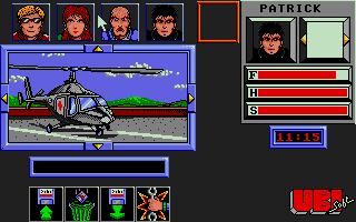 Zombi (Atari ST) screenshot: Game start
