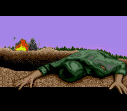 Jungle Strike (SNES) screenshot: Game Over