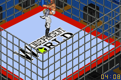 Fire Pro Wrestling 2 (Game Boy Advance) screenshot: Preparing a powerbomb