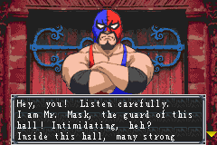Fire Pro Wrestling 2 (Game Boy Advance) screenshot: Your guide to the world of Wrestling