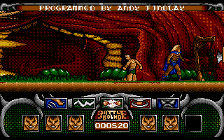 Battle Bound (Amiga) screenshot: Getting killed