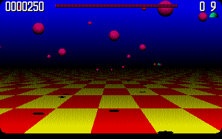 Vaxine (Atari ST) screenshot: Lots of cells on screen here