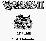 Wario Land II (Game Boy) screenshot: Title screen