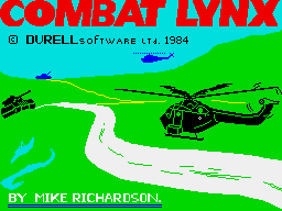 Combat Lynx (ZX Spectrum) screenshot: Loading screen