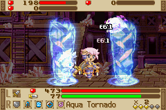 Summon Night: Swordcraft Story (Game Boy Advance) screenshot: Your Guardian Beast is the only one who can cast spells